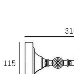 Kinkiet DETROIT W01758BK