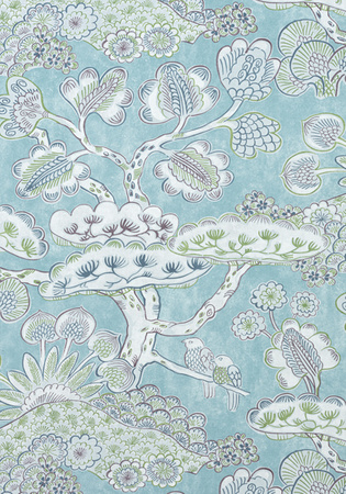 Tapeta NARA TREE HOUSE  Printed Fabrics - Anna French - My Honey Home