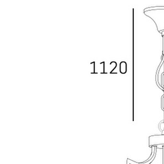 Lampa wisząca RIGA P03755CH-WH