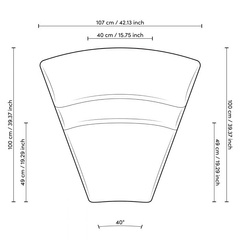 Modular Sofa Lindau inside corner