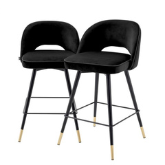 Krzesło barowe Cliff zestaw 2 szt. Eichholtz - My Honey Home