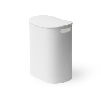 Stołek i kosz na bieliznę Decor Walther czarny matowy akryl