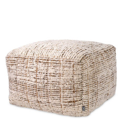 Stołek Eichholtz Amon z kości słoniowej