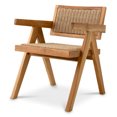 Krzesło Kristo natural teak natural weave