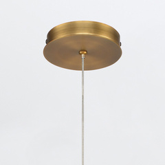 Lampa wisząca Cumberland - 1 źródło światła - Szczotkowane złoto