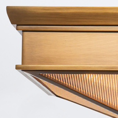 Plafon Cairo - 2 źródła światła - Vintage mosiądz