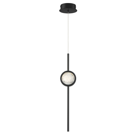 Lampa wisząca Barletta - 1 źródło światła - Matowa czerń