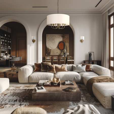 Lampa wisząca ABU DHABI P06871BR-WH