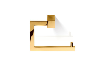 CORNER Uchwyt na papier toaletowy Decor Walther złoto 24-karatowe