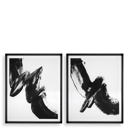 Grafika Black expression zestaw 2 szt. - Eichholtz - My Honey Home