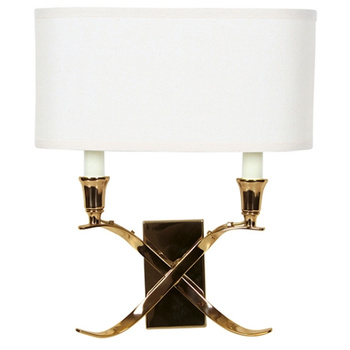 Kinkiet BRASS SHADE WHITE G&C INTERIORS A/S - My Honey Home