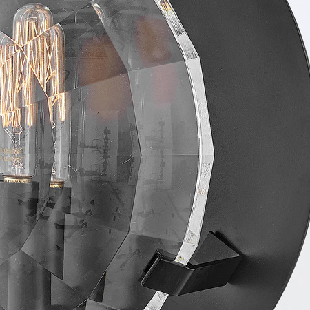 Kinkiet Leo - 1 źródło światła - Czarny