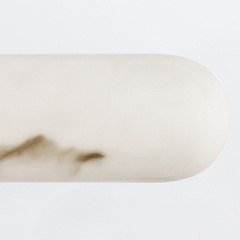 Duży kinkiet LED Ibiza - Klasyczny mosiądz