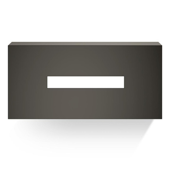 Pudełko na chusteczki Decor Walther Ciemny Metal mat