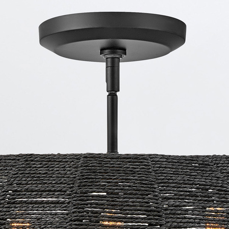 Lampa wisząca Luca - 3 źródła światła - Czarny