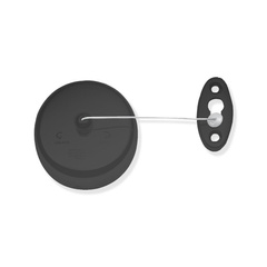 BASIC Sznur do suszenia prania Decor Walther czarny mat