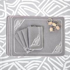 OBRUS BAWEŁNIANY INFINITY - 130 x 200 CM - ROSEBERRY HOME - MY HONEY HOME