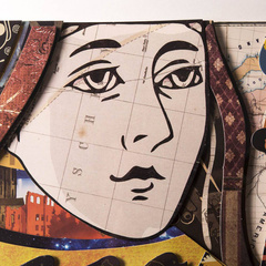 Obraz 3D Queen Spades 104-9061