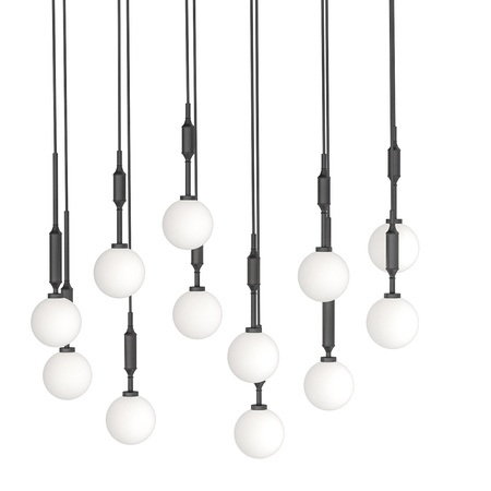 Lampa wisząca Ero XII Nero 80x25