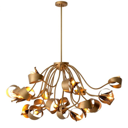 Żyrandol Eichholtz Corrientes antique brass finish