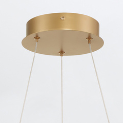 Żyrandol Cadoux - Szczotkowane złoto