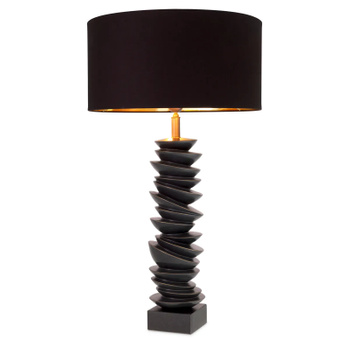 Lampa stołowa Eichholtz Lorieux bronze finish z abażurem