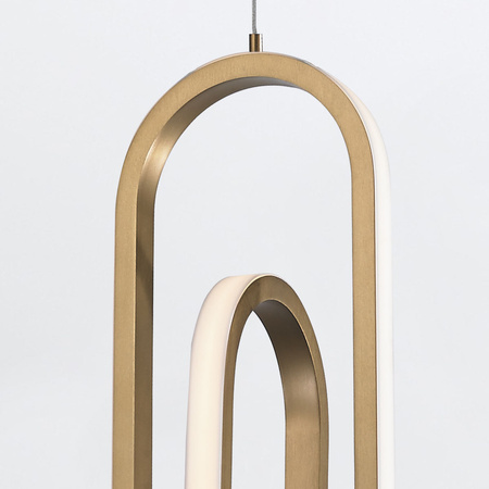 Lampa wisząca Demark - Szczotkowane złoto