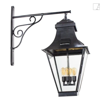 Lampa ścienna Authentage Gracieuze na dużam wsporniku