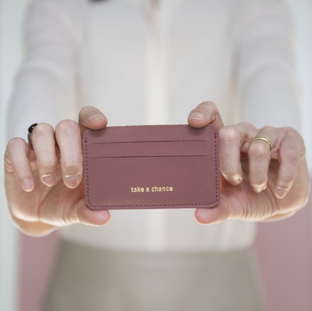 ETUI NA KARTY - DARK PINK - BY B+K - MY HONEY HOME