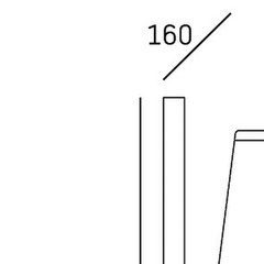 Kinkiet LONDON W01014CH-BK