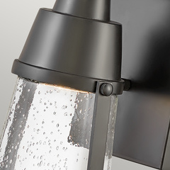 Latarnia naścienna Miles - 1 źródło światła - Czarna