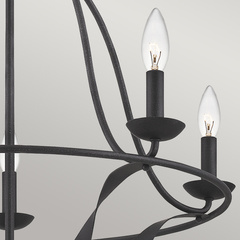 Żyrandol Bradbury- 5 źródeł światła - Biały