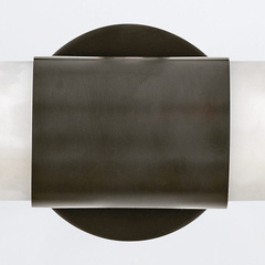 Średni kinkiet LED Ibiza - Oksydowana czerń