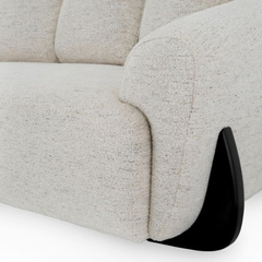 Sofa Siderno seashell off-white Eichholtz