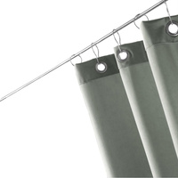 Zasłona prysznicowa Decor Walther Nylon trzcinowy szary