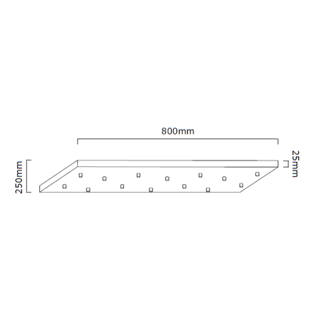 Lampa wisząca Ero XIV Nero 80x25