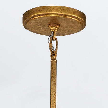 Żyrandol Sawgrass - 6 źródeł światła - Płatkowe złoto