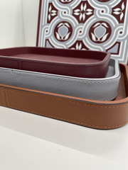 TACA SKÓRZANA - 17.5 x 23.5 x 3.5 CM - GIOBAGNARA - MY HONEY HOME