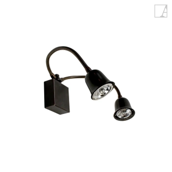 Lampa ścienna Authentage Lisible fleure – podwójna