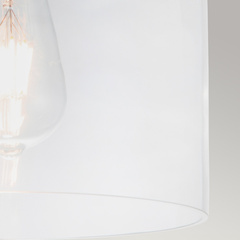 Plafon Hounslow - 1 źródło światła - Oksydowany mosiądz