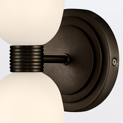 Kinkiet Tallulah - 2 źródła światła - Oksydowana czerń