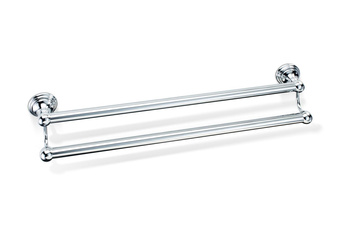CLASSIC Wieszak na ręczniki Decor Walther 60 cm Podwójny Chrom