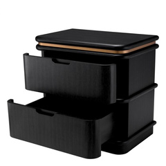 Stolik nocny Eichholtz Costanzo grey oak veneer