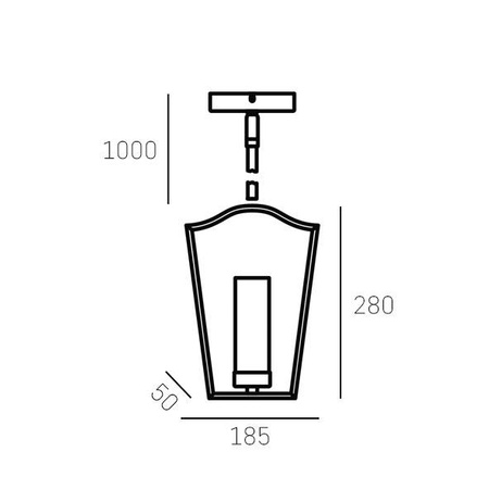 Lampa wisząca DUBLIN P01216CH