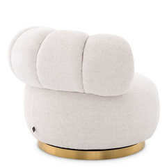 Krzesło obrotowe Eichholtz Phedra lyssa ecru