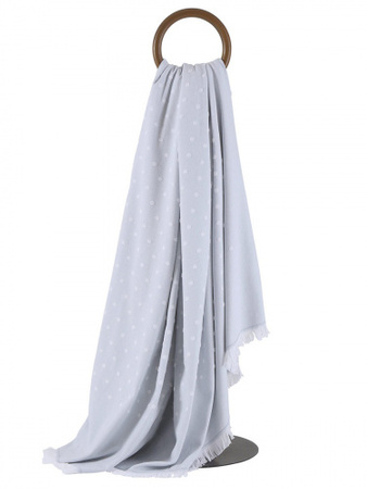 PLED NIEBIESKI W KROPKI - 220X240CM - Tivolyo Home - My Honey Home