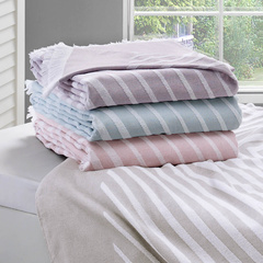 PLED  NIEBIESKI W PASY 220x240 cm Tivolyo Home - My Honey Home