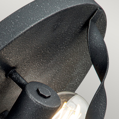 Plafon Bradbury - 2 źródła światła - Popielaty