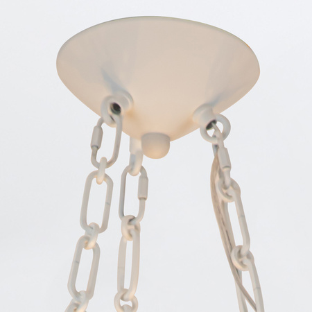 Lampa wisząca Martine - 3 źródła światła - Antyczna biel