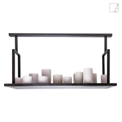 Lampa wisząca Authentage Bellefeu prostokątna